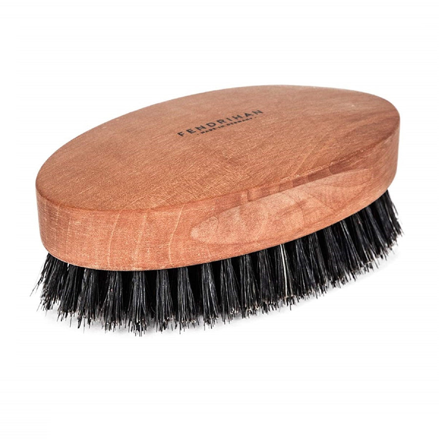 Soft Boar Bristle and Pear Wood Military Hair Brush, Made in Germany