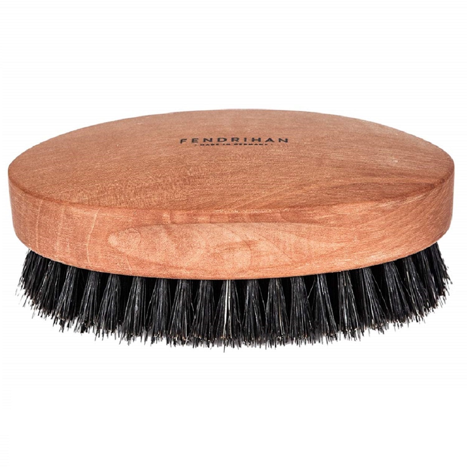 Soft Boar Bristle and Pear Wood Military Hair Brush, Made in Germany