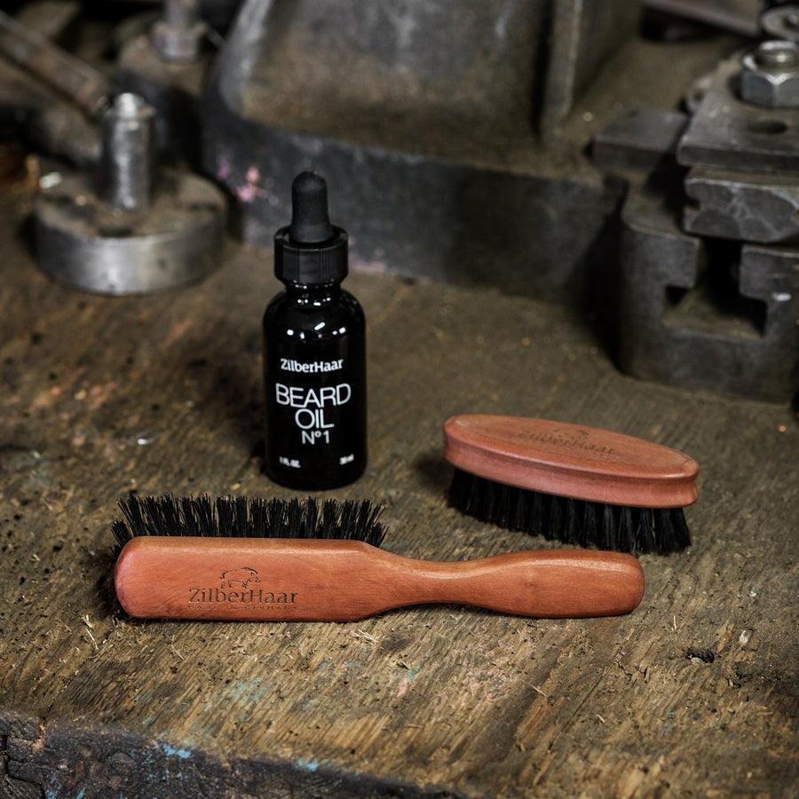 Boar Bristle Beard Brush by Zilber